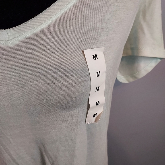 SO Perfect Tee Size Medium V-Neck Teal - Picture 4 of 9